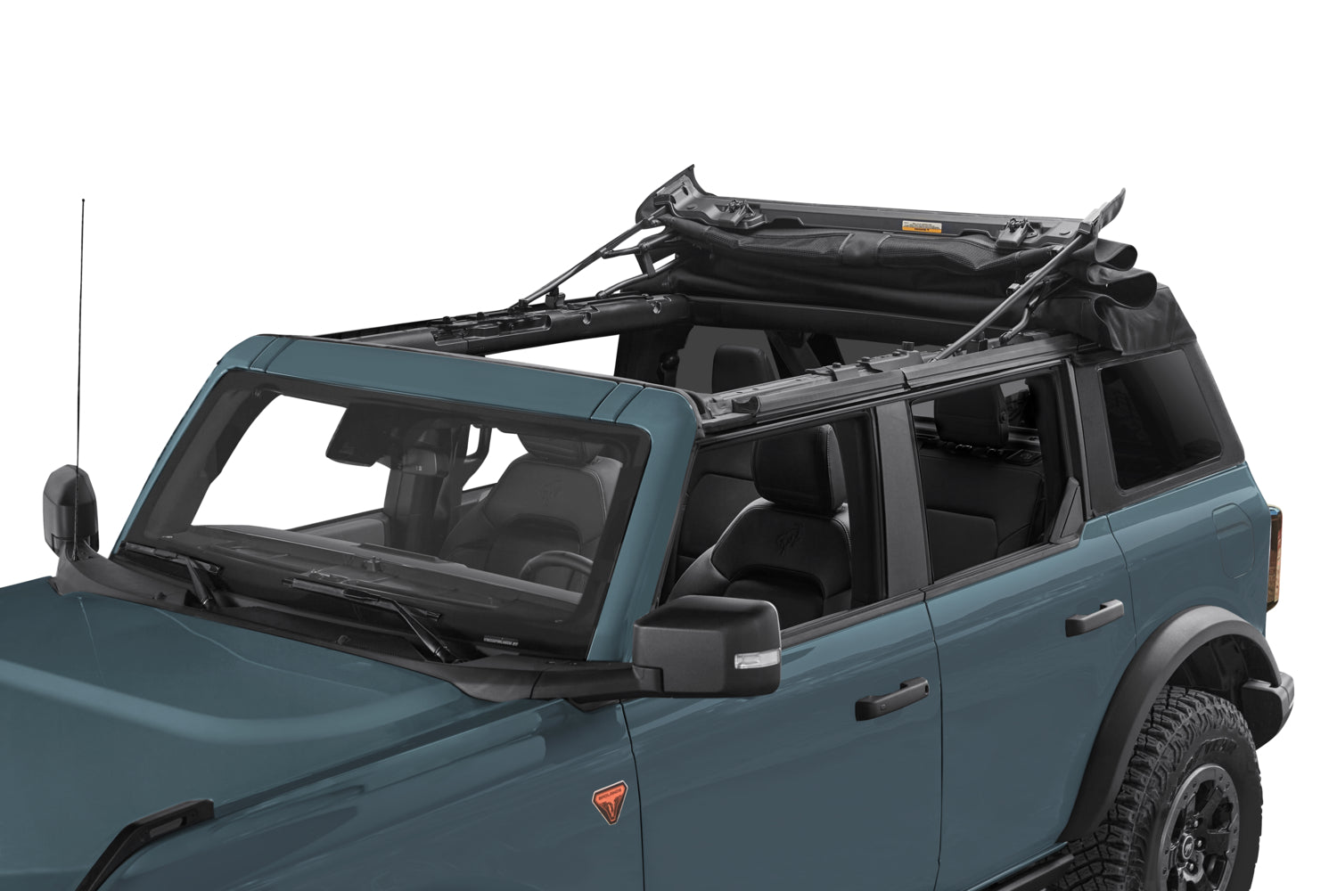 Trektop '21-26 Bronco 4-Door Premium Black Twill Bestop