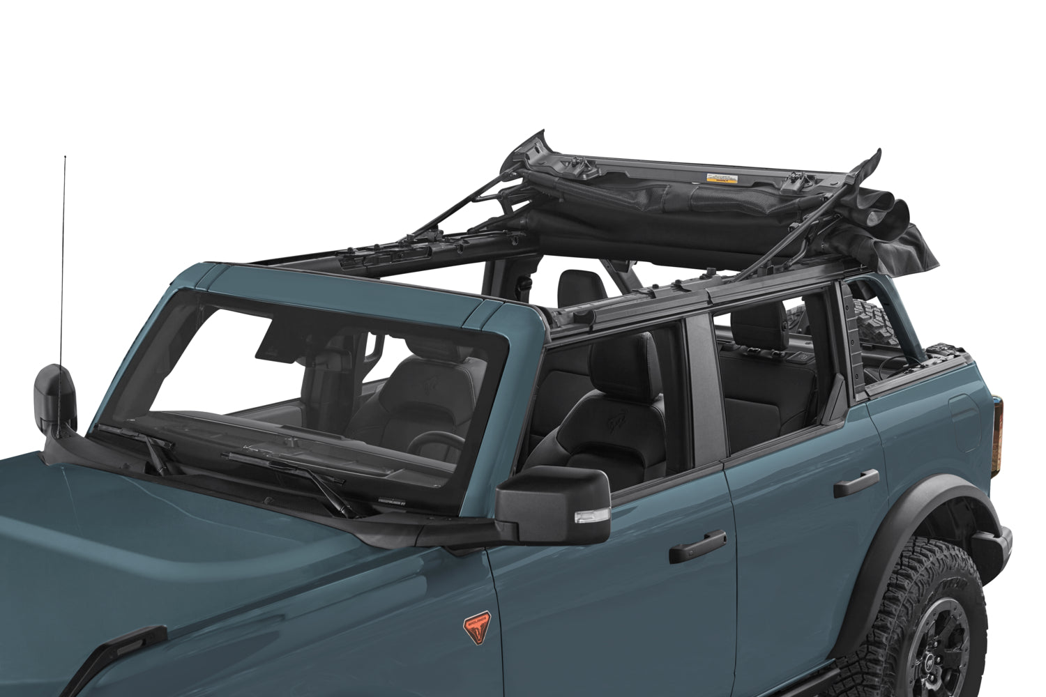 Trektop '21-26 Bronco 4-Door Premium Black Twill Bestop