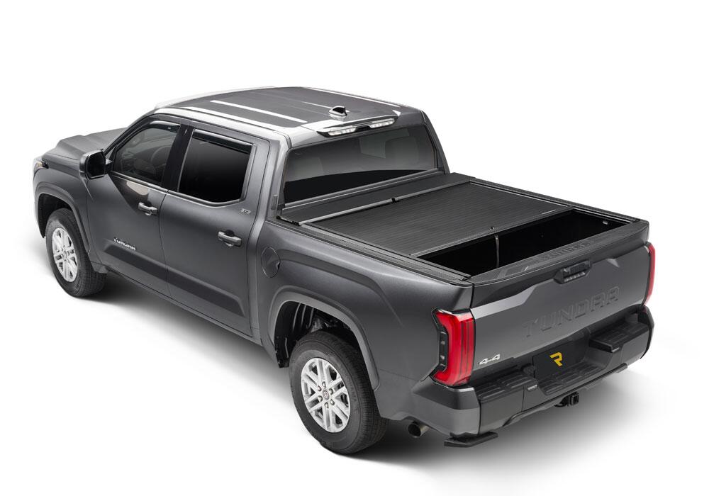 A-Series XT Locking Retractable Truck Bed Cover for 2022-2026 Toyota Tundra 5' 7 inch Bed without Trail Special Edition Storage Boxes Roll N Lock