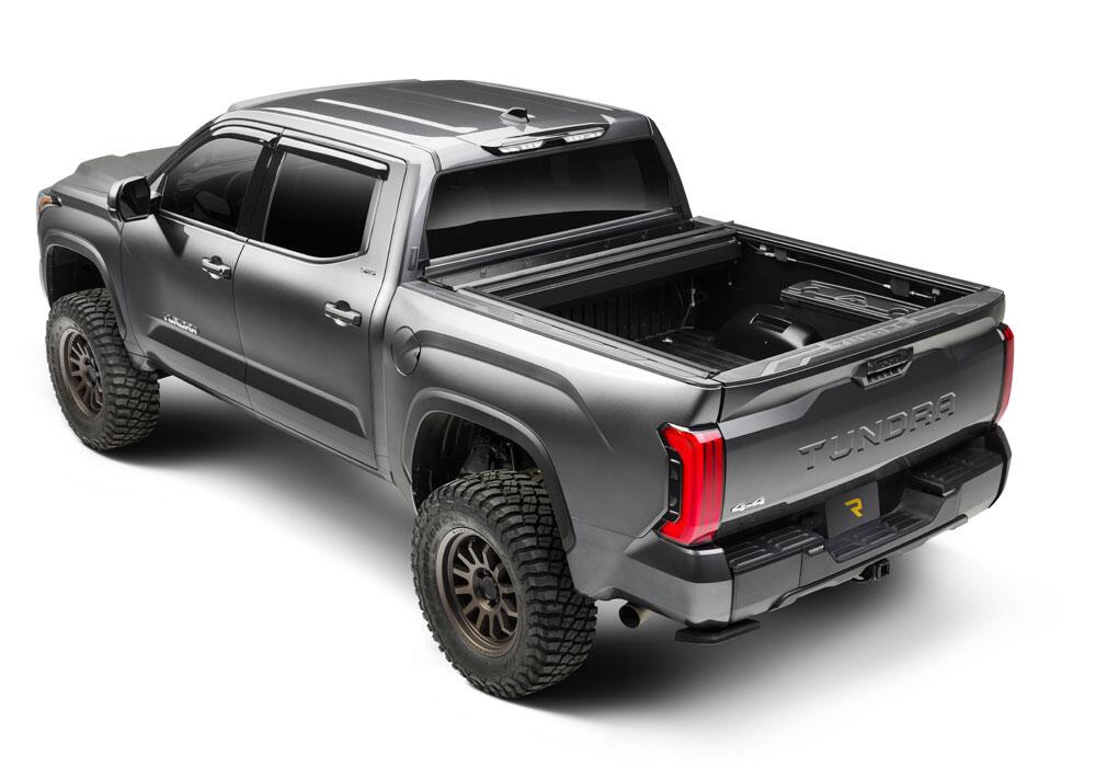 E-Series XT Locking Retractable Truck Bed Cover for 2022-2026 Toyota Tundra 6' 7 inch Bed without Trail Special Edition Storage Boxes Roll N Lock