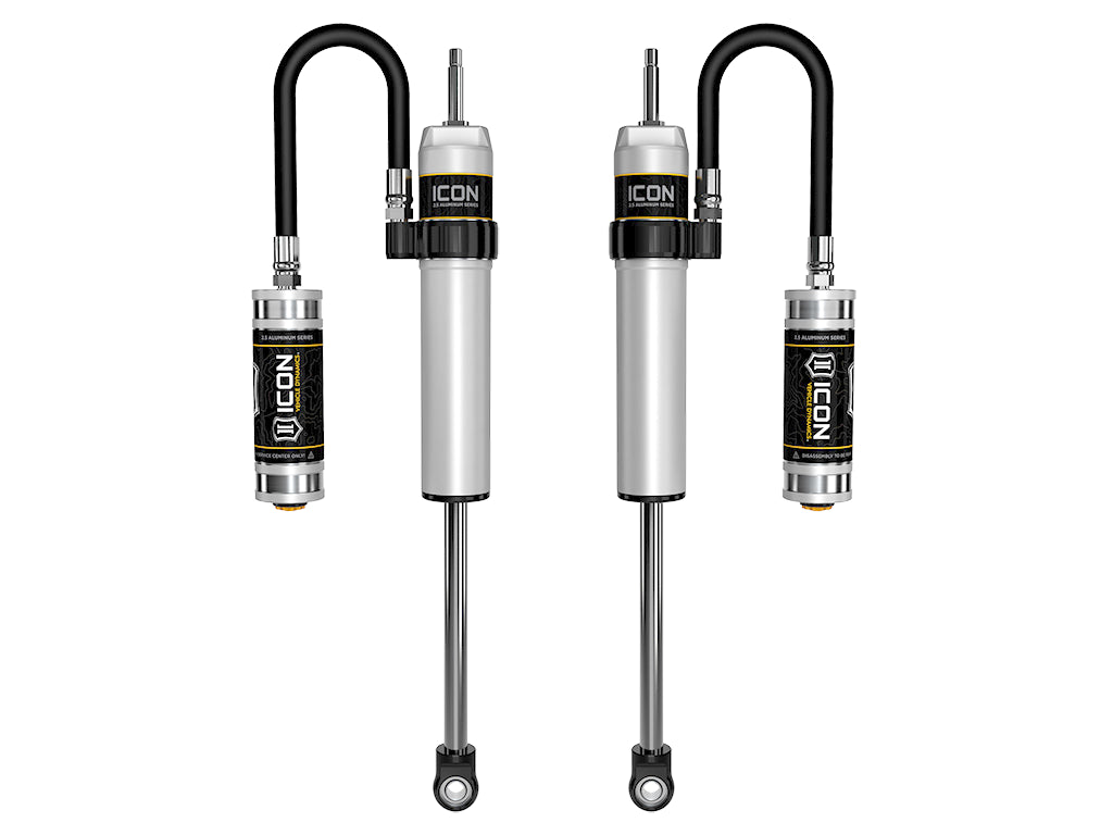 2005-2023 Toyota Tacoma 0-1.5 Inch Lift Rear 2.5 Vs Remote Reservoir Shocks Pair Icon Vehicle Dynamics
