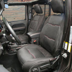 Gen2 Neoprene Front and Rear Seat Cover Kit Black/Black 2020-2023 Jeep Gladiator Smittybilt