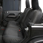 Gen2 Neoprene Front and Rear Seat Cover Kit Black/Black 2020-2023 Jeep Gladiator Smittybilt