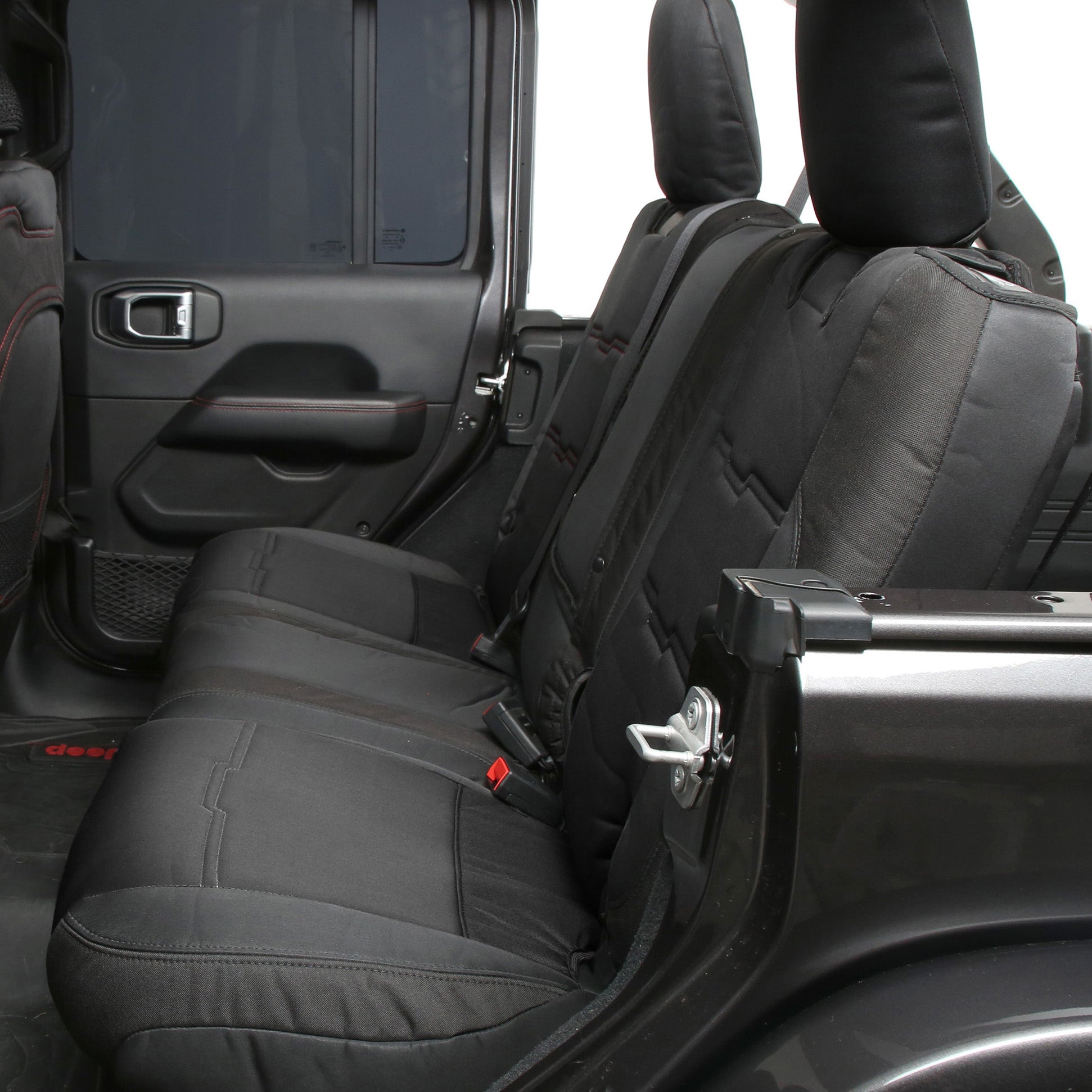 Gen2 Neoprene Front and Rear Seat Cover Kit Black/Black 2020-2023 Jeep Gladiator Smittybilt
