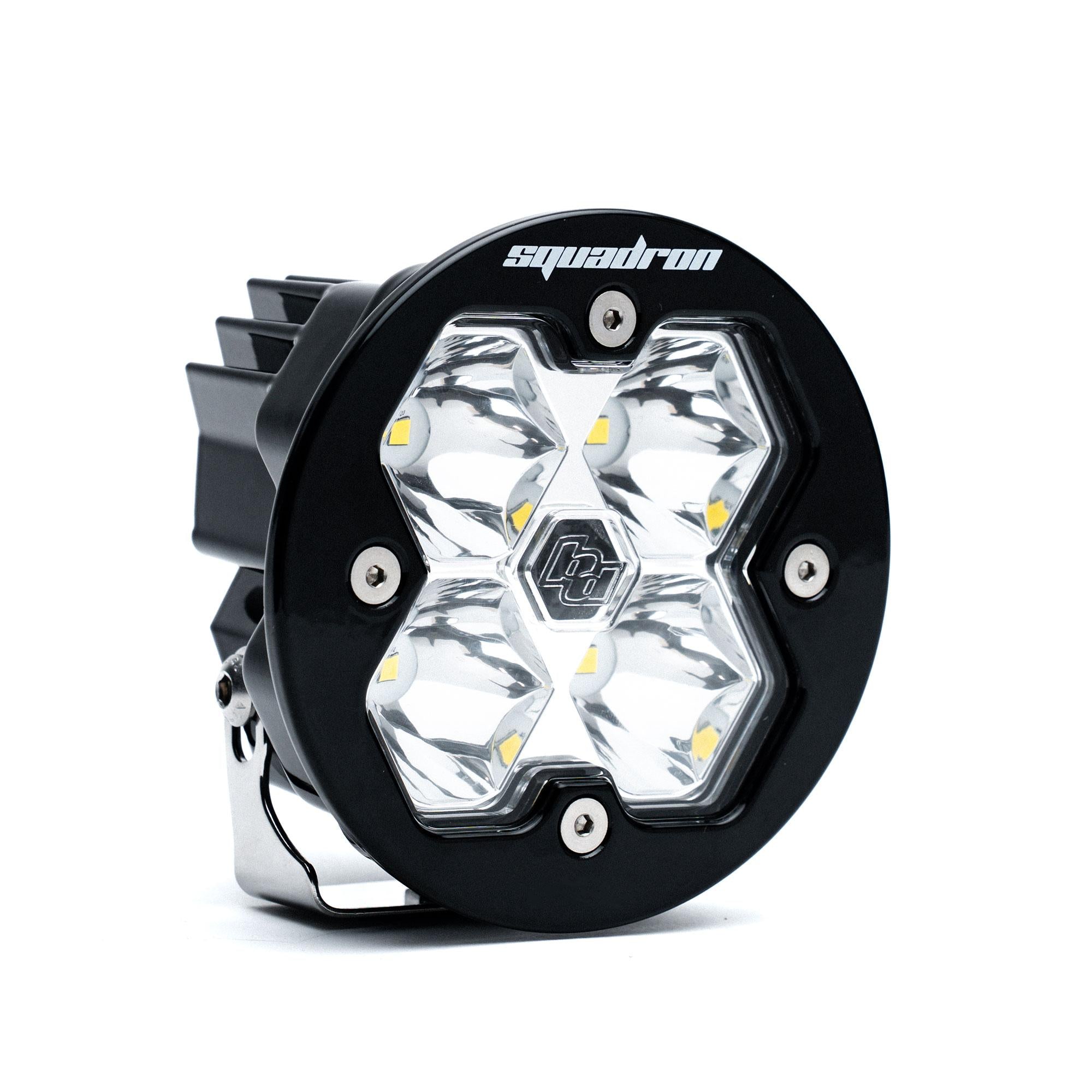 Squadron-R 2.0 Sport Black LED Auxiliary Light Pod Universal Clear Spot Baja Designs
