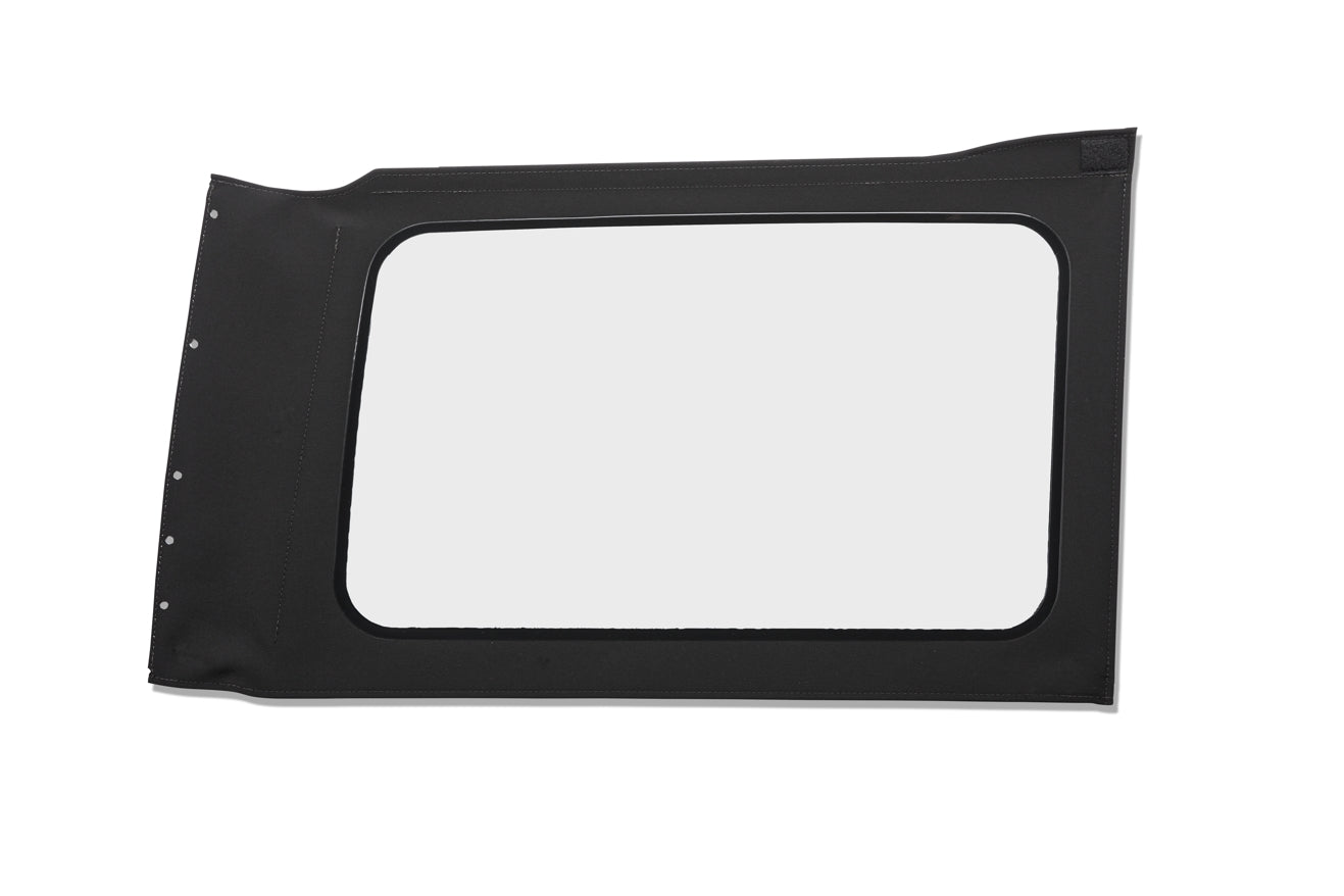 OE JL Replacement Windows Jeep 2018-26 Wrangler JL Quarter Right Hand 4-Door Black Twill Clear Bestop