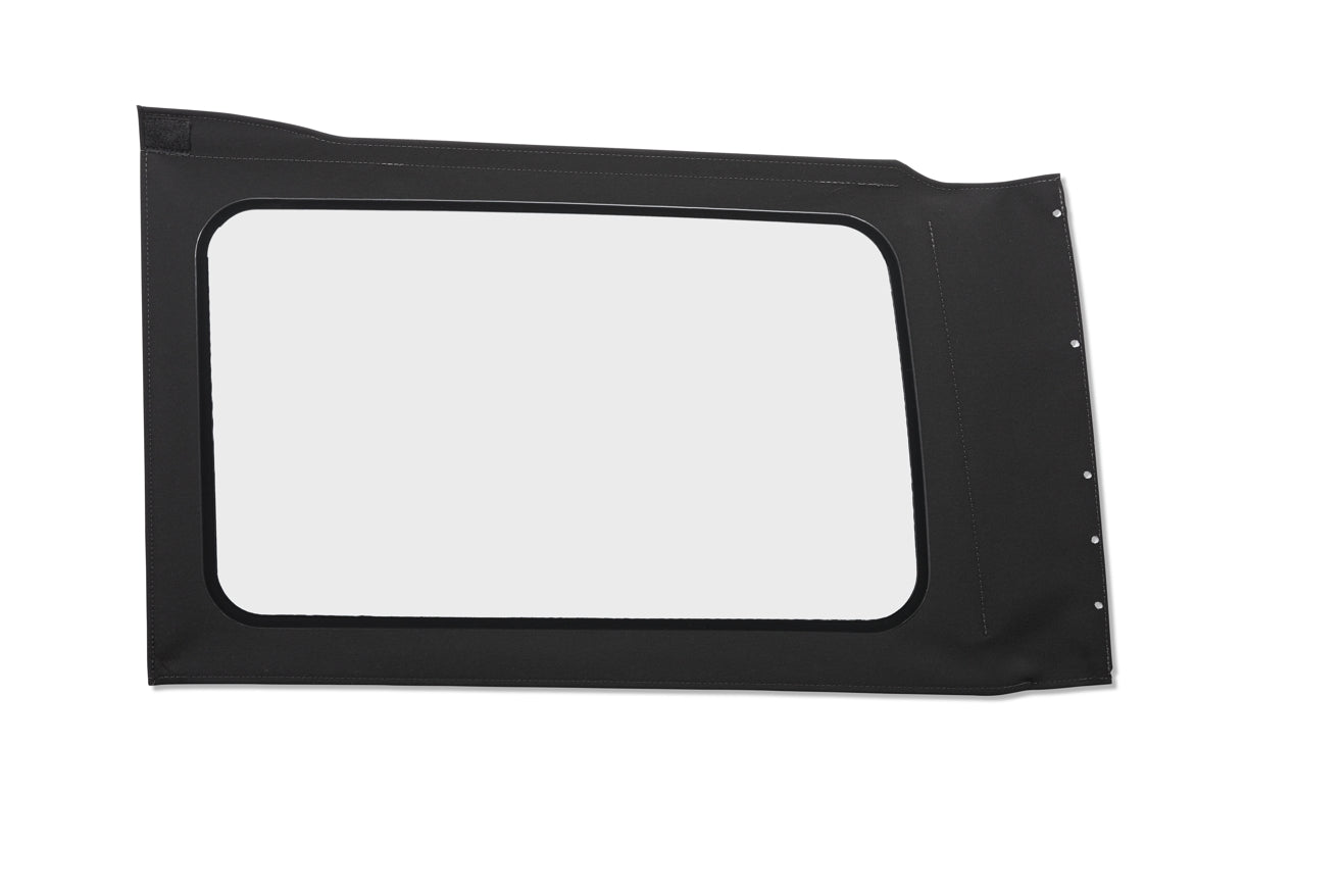 OE JL Replacement Windows Jeep 2018-26 Wrangler JL Quarter Left Hand 4-Door Black Twill Clear Bestop