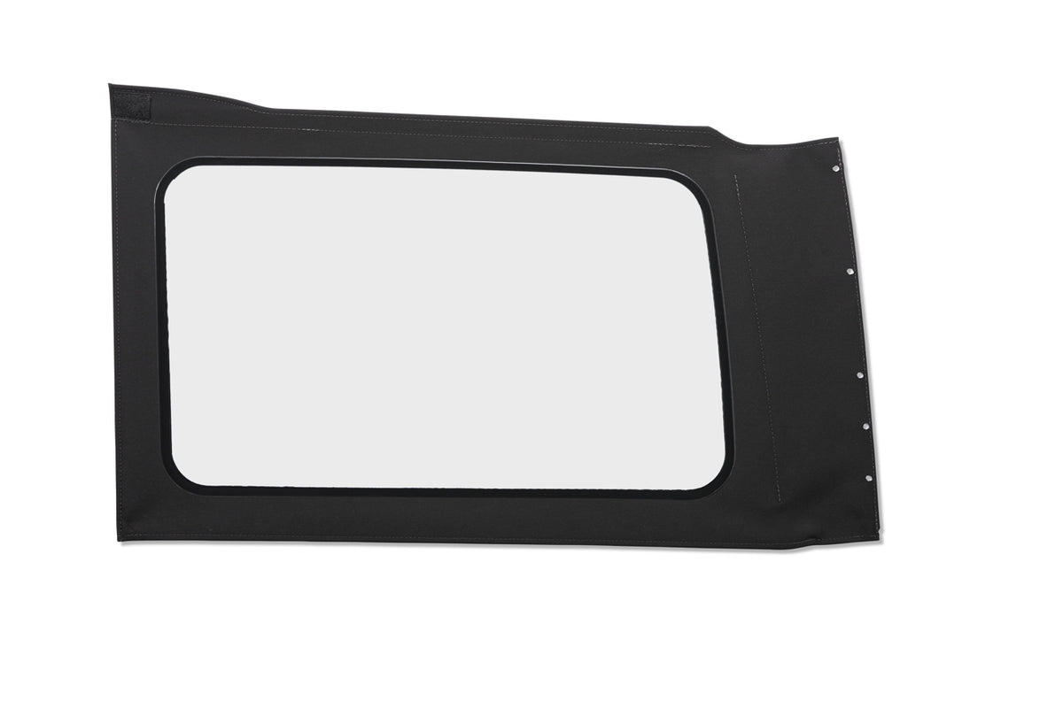 OE JL Replacement Windows Jeep 2018-26 Wrangler JL Quarter Left Hand 4-Door Black Twill Clear Bestop