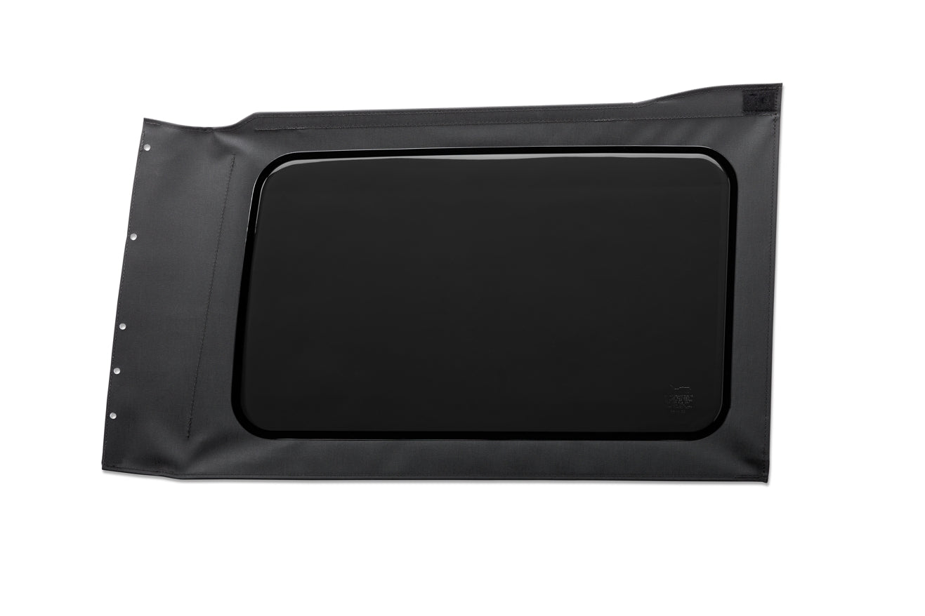 OE JL Replacement Windows Jeep 2018-26 Wrangler JL Quarter Right Hand 4-Door Black Vinyl Tinted Bestop