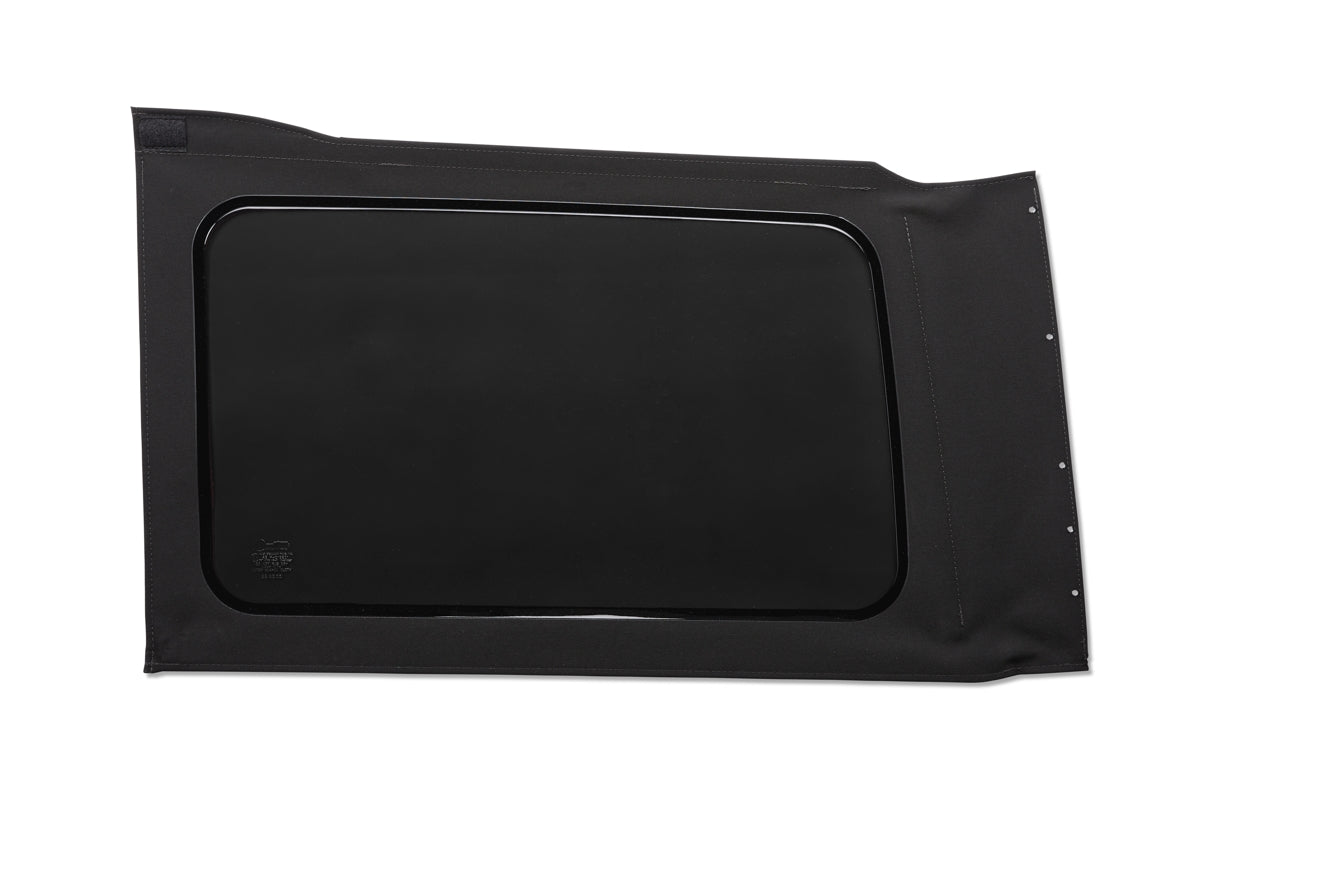 OE JL Replacement Windows Jeep 2018-26 Wrangler JL Quarter Left Hand 4-Door Black Twill Tinted Bestop