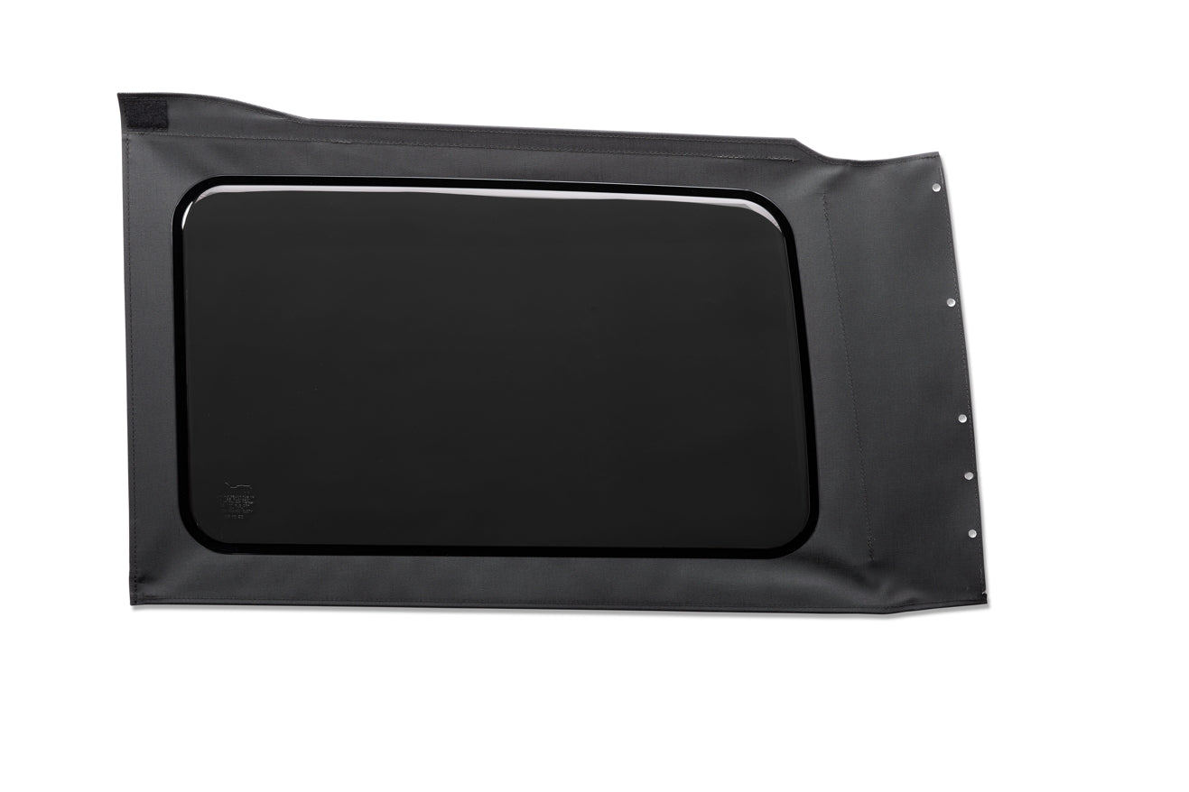 OE JL Replacement Windows Jeep 2018-26 Wrangler JL Quarter Left Hand 4-Door Black Vinyl Tinted Bestop