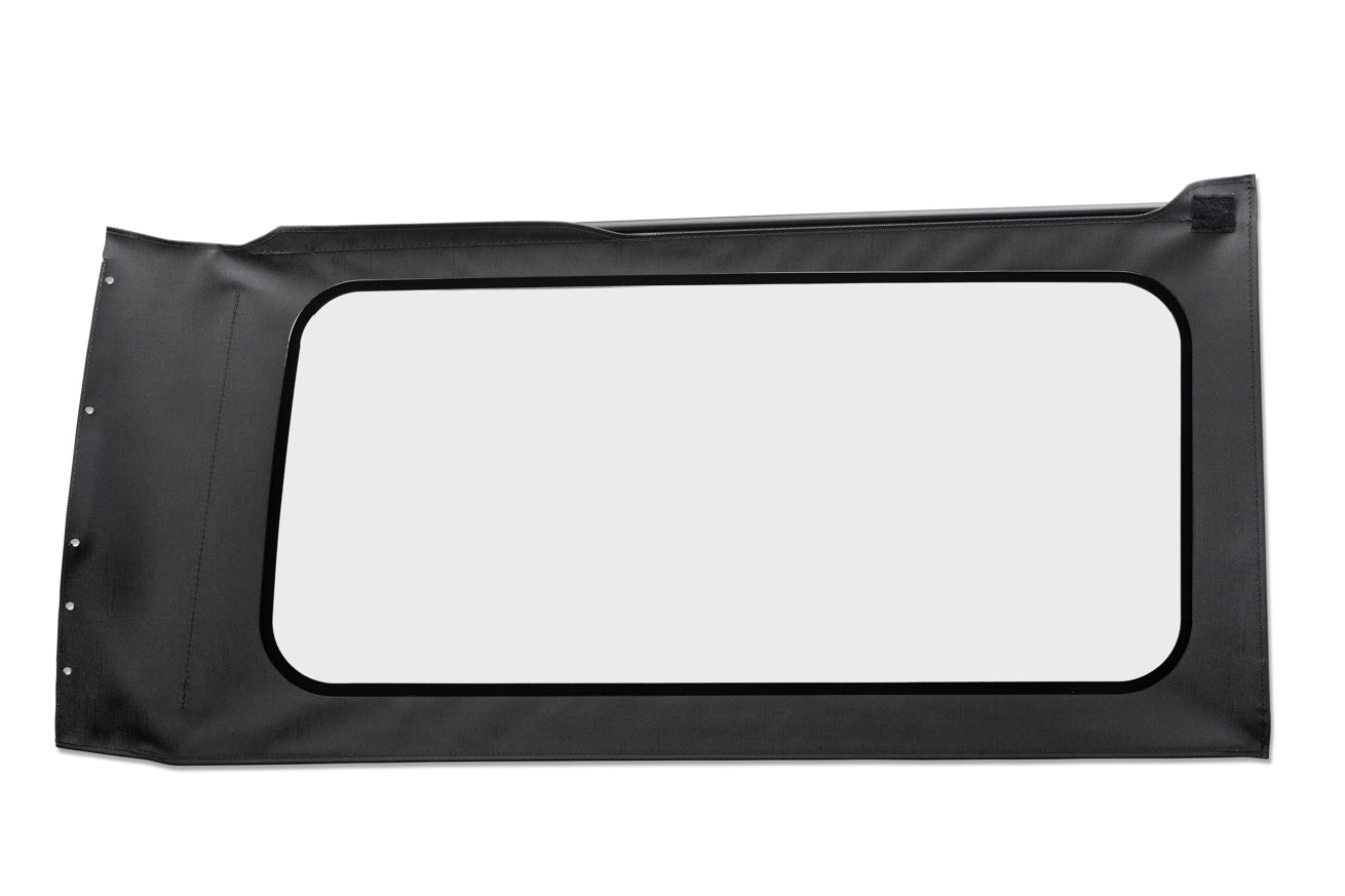 OE JL Replacement Windows Jeep 2018-26 Wrangler JL Quarter Right Hand 2-Door Black Vinyl Clear Bestop