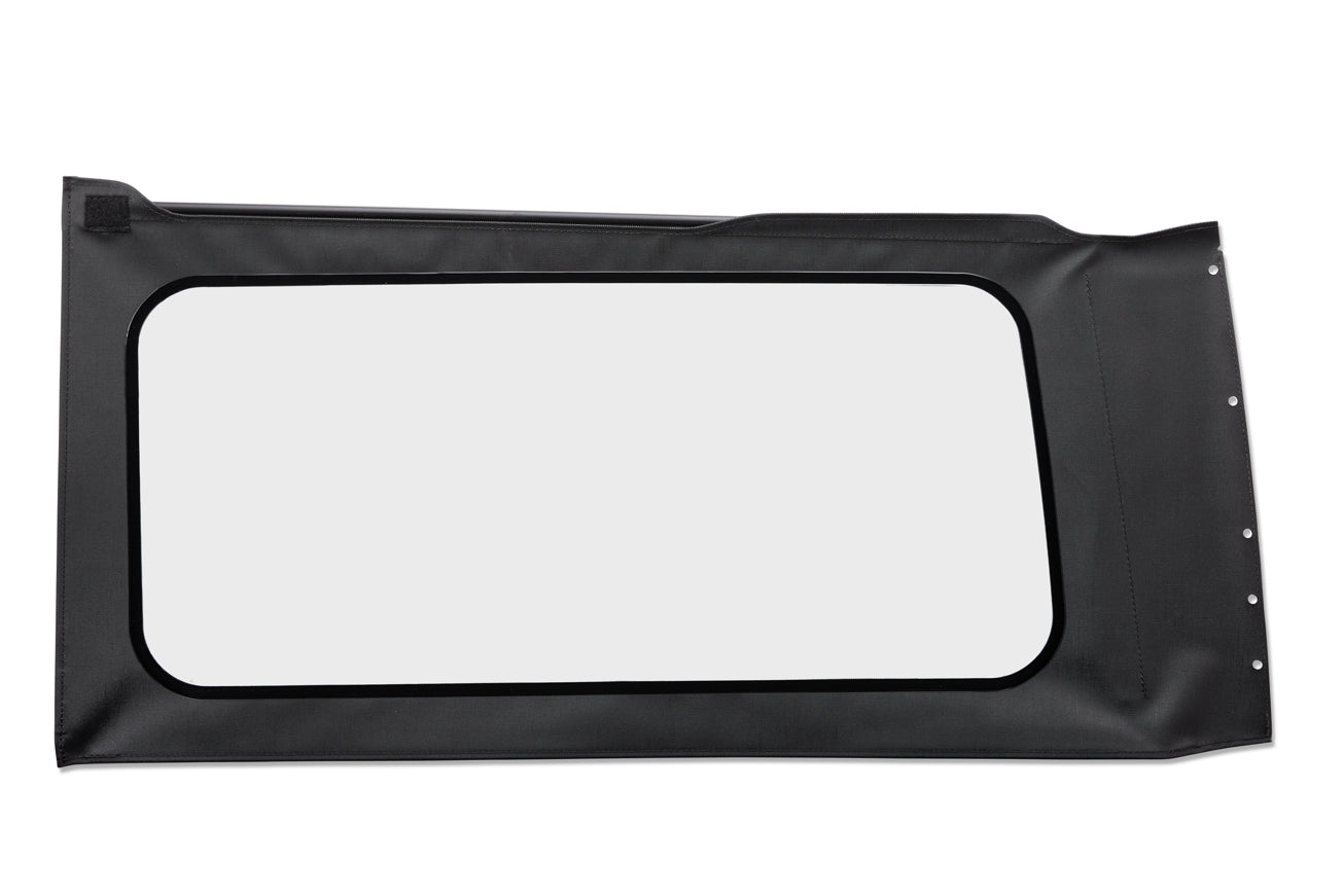 OE JL Replacement Windows Jeep 2018-26 Wrangler JL Quarter Left Hand 2-Door Black Vinyl Clear Bestop
