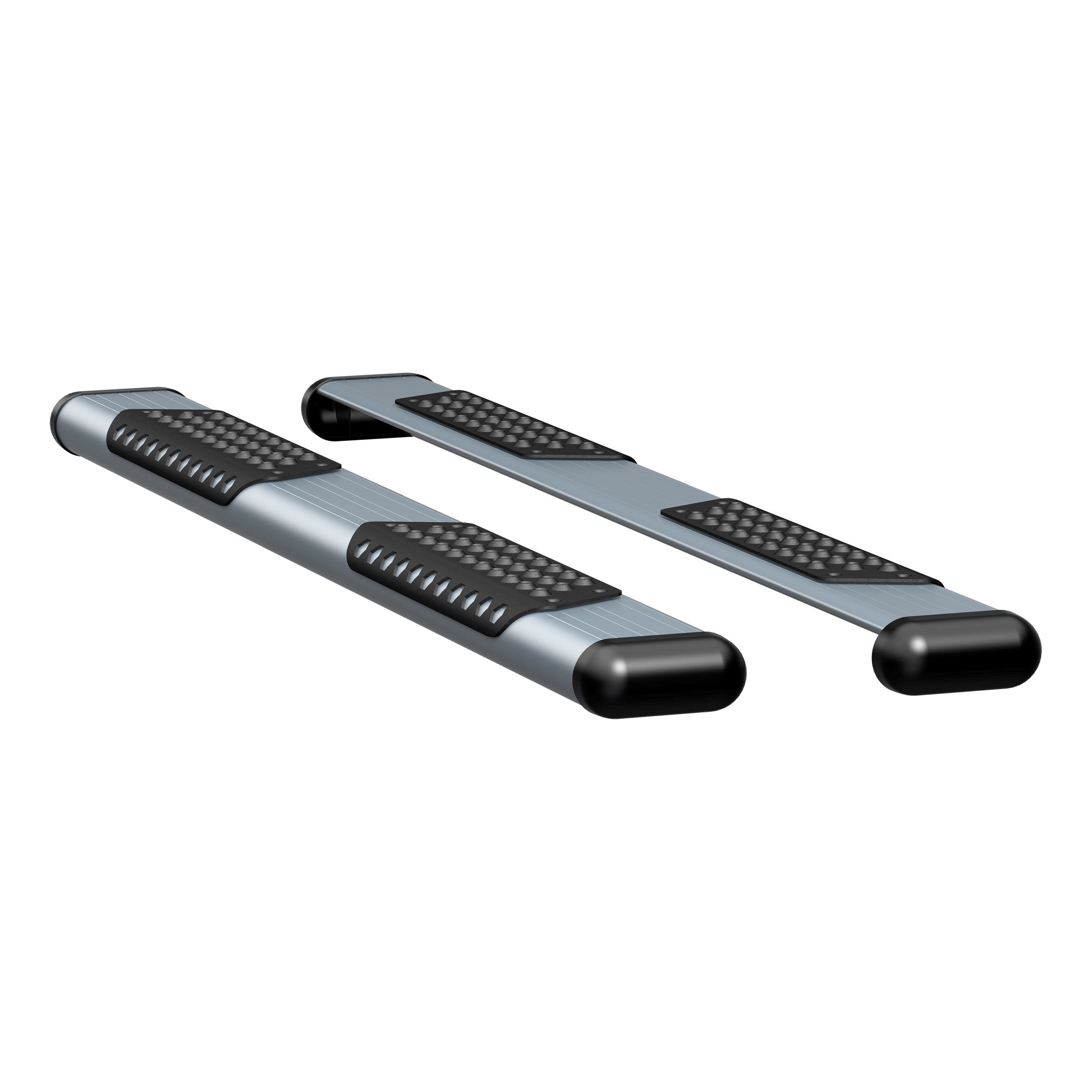 LUVERNE O-Mega II 6" x 60" Silver Aluminum Side Steps, 2019-2023 Ram 1500, 2019-2026 Ram 2500/3500