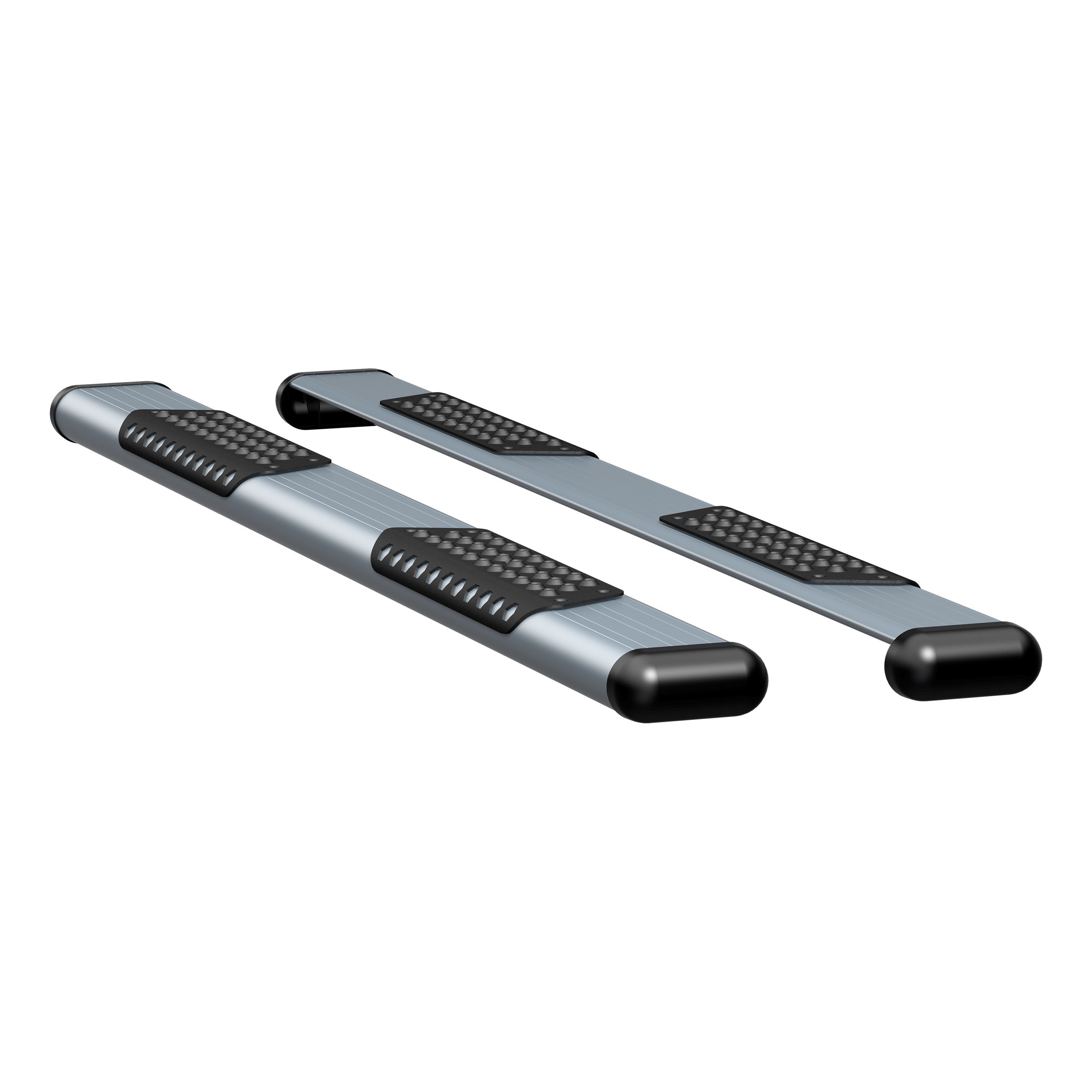 LUVERNE O-Mega II 6" x 78" Silver Aluminum Side Steps, 1999-2016 Ford F-250/F-350/F-450 Super Duty