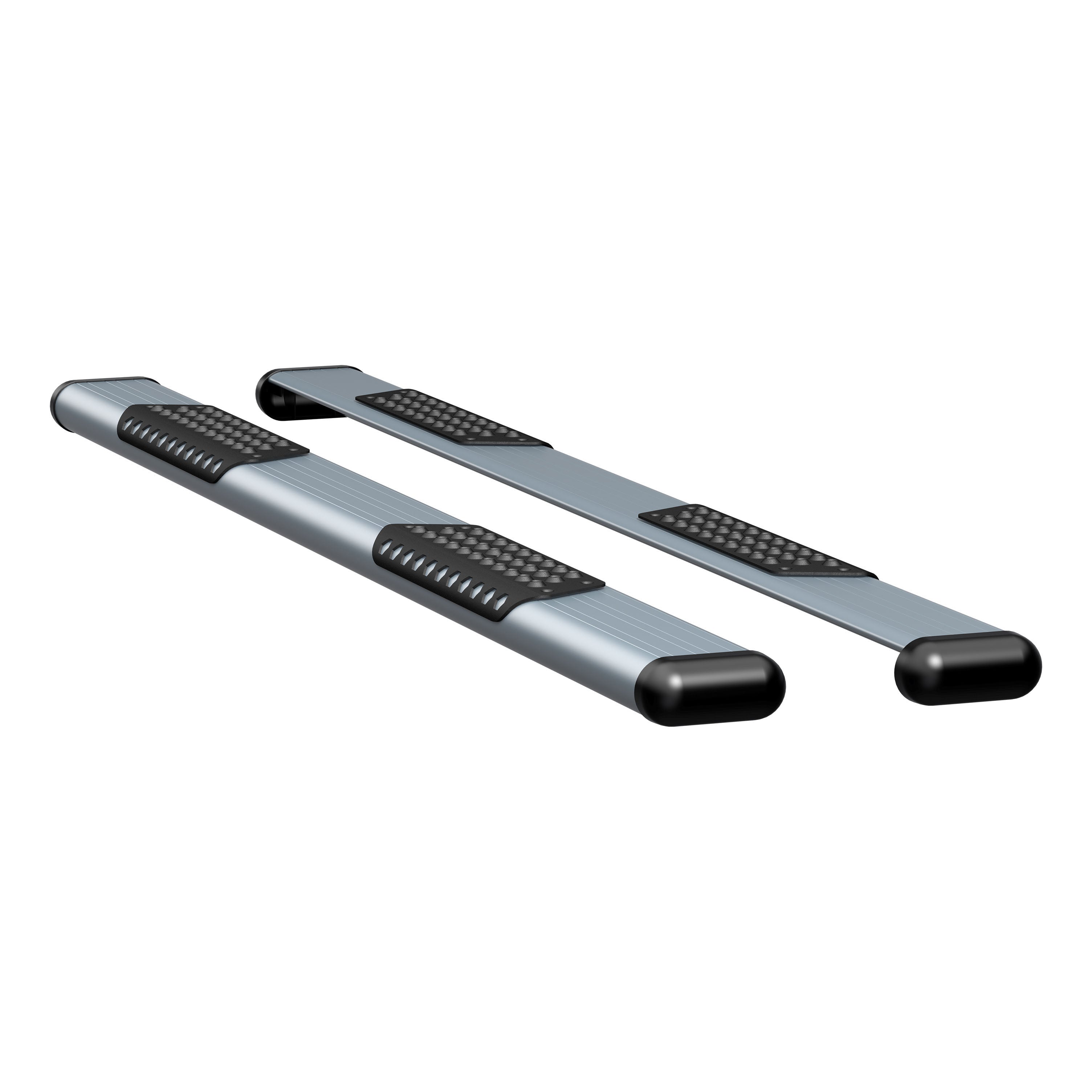 LUVERNE O-Mega II 6" x 88" Silver Aluminum Side Steps, 2019-2024 Ram 1500, 2019 Ram 2500/3500