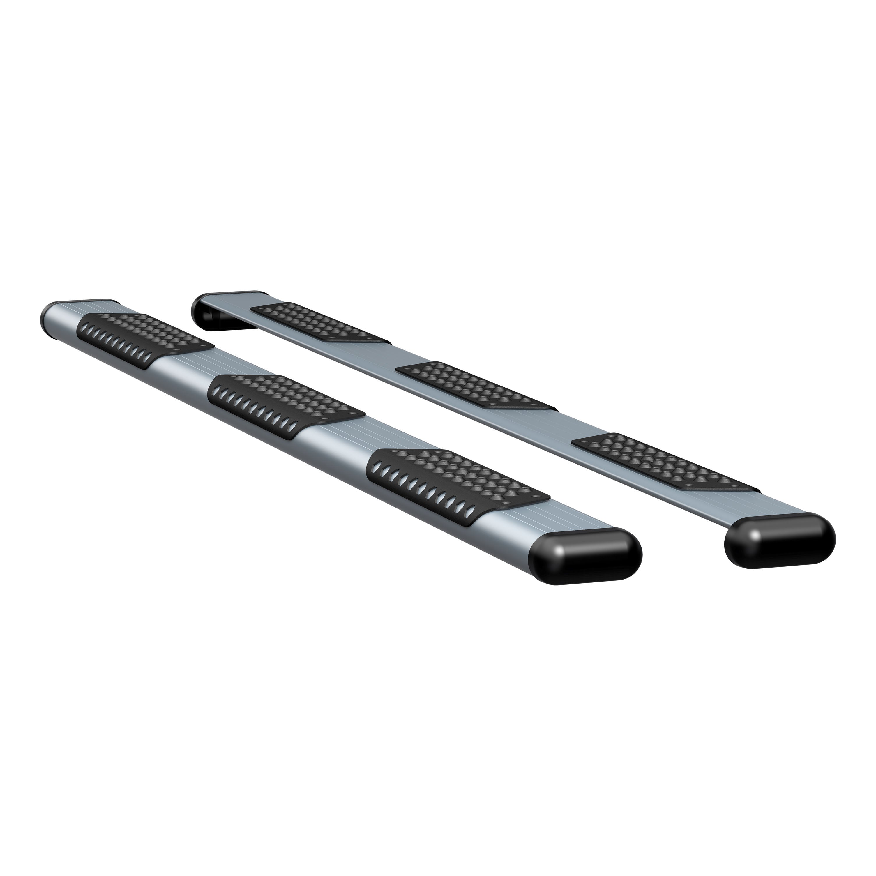 LUVERNE O-Mega II 6" x 98" Silver Aluminum W2W Steps, 2019-2024 Ram 1500