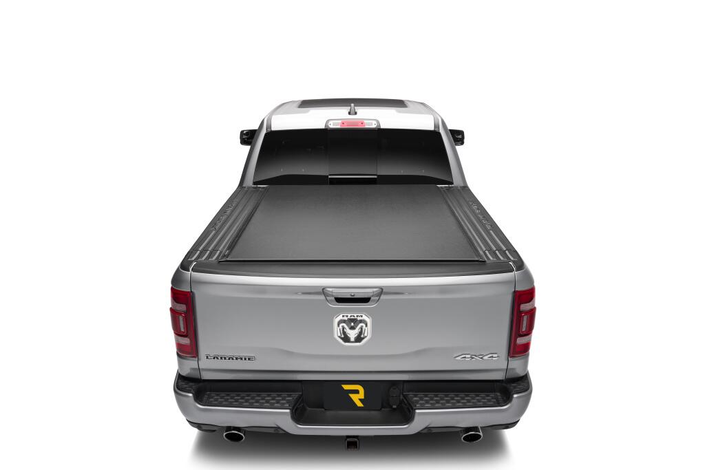 Lo Pro Tonneau Cover Black Black 2019-2026 (New Body Style) Ram 5 Foot 7 Inch Bed with RamBox with or without Multifunction Tailgate Truxedo