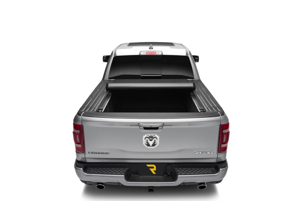 Lo Pro Tonneau Cover Black Black 2019-2026 (New Body Style) Ram 5 Foot 7 Inch Bed with RamBox with or without Multifunction Tailgate Truxedo