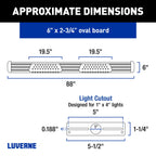 LUVERNE Aluminator 3-Light Side Steps, 2019-2026 Ram 1500