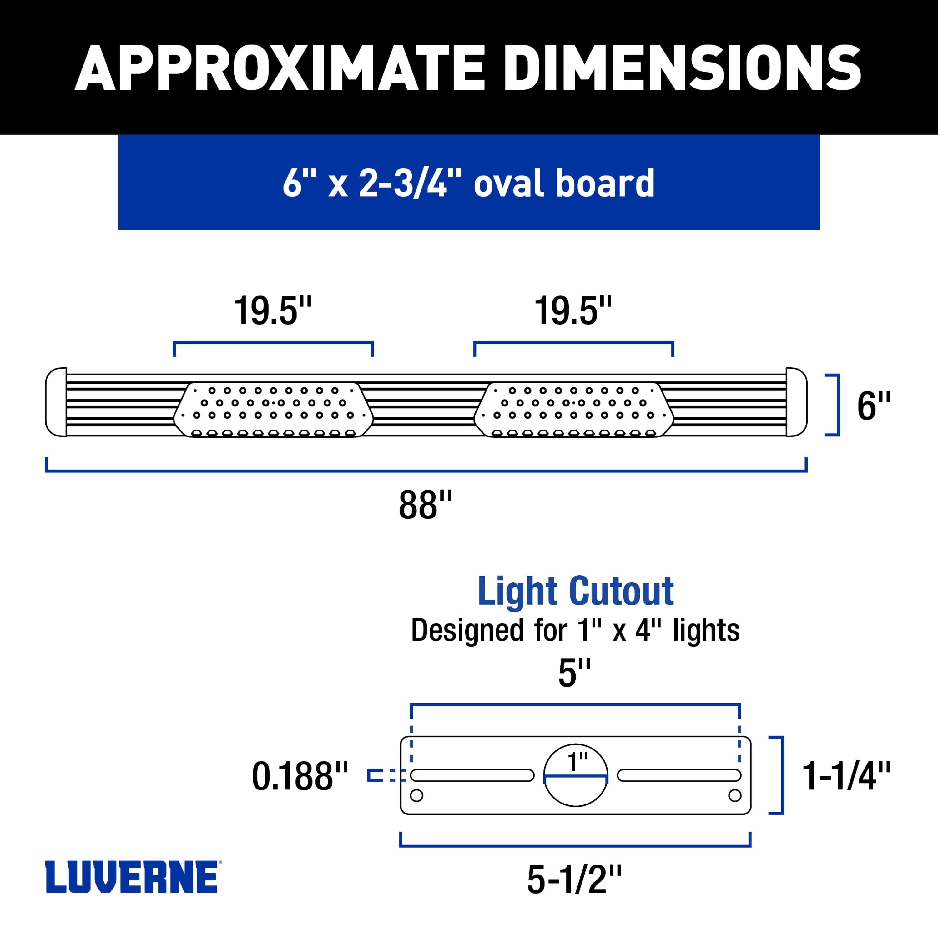 LUVERNE Aluminator 5-Light Side Steps, 2019-2026 Chevy/GMC Silverado/Sierra 1500, 2020-2026 Chevy/GMC Silverado/Sierra 2500HD, 2020-2026 Chevy/GMC Silverado/Sierra 3500HD