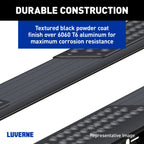 LUVERNE Aluminator 5-Light Aluminum Side Steps, 2015-2026 Ford F-150, 2017-2026 Ford F-250/F-350/F-450 Super Duty, 2019-2026 Chevy/GMC Silverado/Sierra 1500 & more