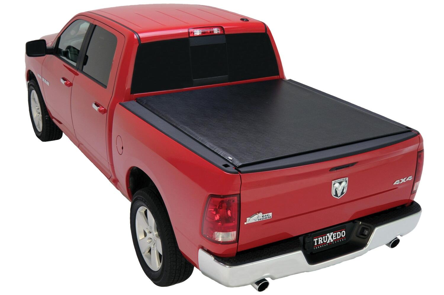 Lo Pro Tonneau Cover Black Black 2019-2026 (New Body Style) Ram 1500 6 Foot 4 Inch Bed without RamBox without Multifunction Tailgate Truxedo