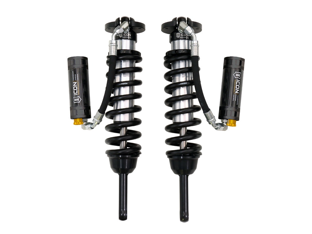 2005-2023 Toyota Tacoma 2.5 Vs Extended Travel Remote Reservoir W/ CDCV Coilover Kit 700 Lbs/In Coils Icon Vehicle Dynamics