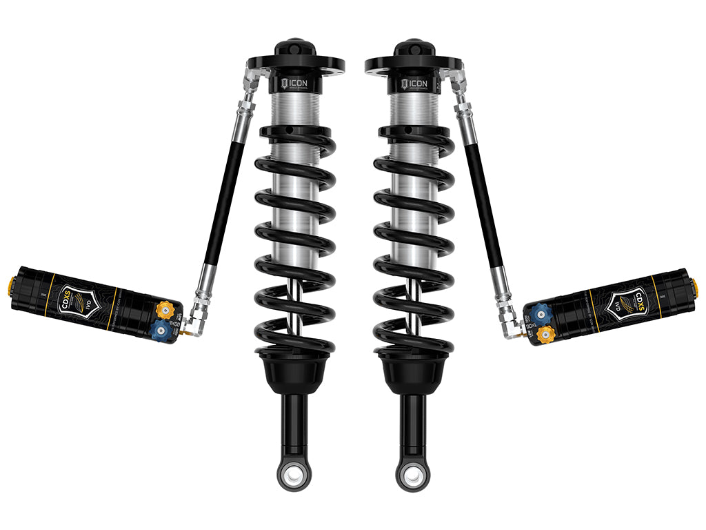 2024-2025 Toyota Land Cruiser 250 Series 1.25-3 Inch Lift Front V.S. 2.5 Series Coilover Kit Remote Reservoir W/ CDXS Pair Icon Vehicle Dynamics