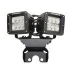 XE Hard Top Light Mount for two 3 Inch x 3 Inch LED Cube Lights Textured Black 2018-2026 Jeep Wrangler JL 2020-2025 Jeep Gladiator Go Rhino