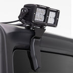 XE Hard Top Light Mount for two 3 Inch x 3 Inch LED Cube Lights Textured Black 2018-2026 Jeep Wrangler JL 2020-2025 Jeep Gladiator Go Rhino