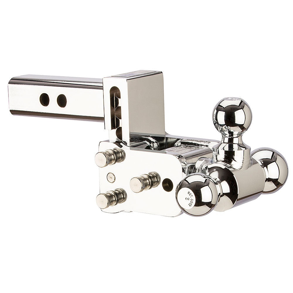 6" Chrome T&S, Tri-Ball-Boxed TS10047C - Apollo Off-Road
