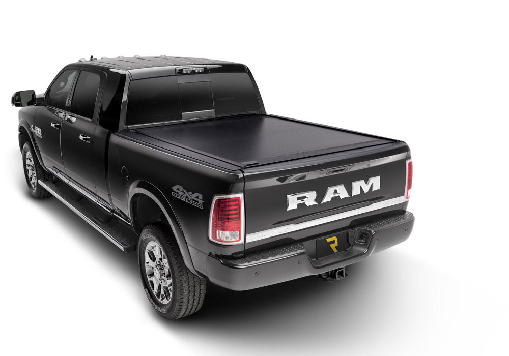 RetraxOne MX Retractable Tonneau Cover Matte One Piece Polycarbonate Finish 2009-2018 (2019-2024 Classic) Ram 1500/2010-2024 2500/3500 6' 4 inch Bed with RamBox without Stake Pockets