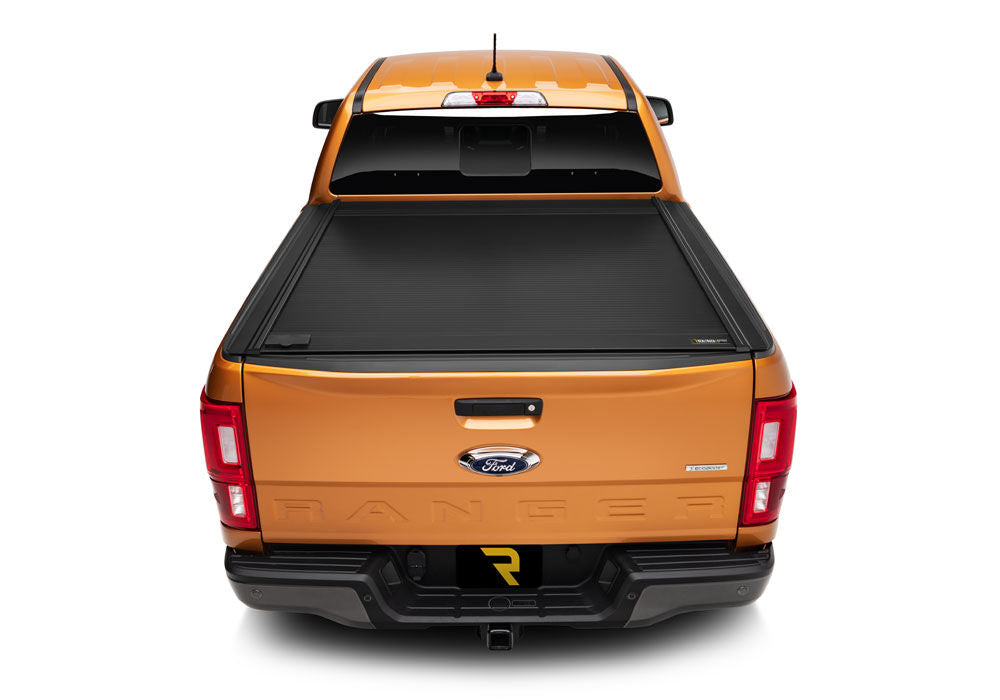 RetraxOne MX Retractable Tonneau Cover Matte One Piece Polycarbonate Finish 2019-2023 Ford Ranger 5' Bed without Stake Pockets