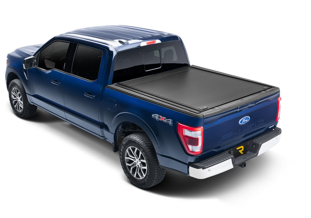 RetraxOne MX Retractable Tonneau Cover Matte One Piece Polycarbonate Finish 2021-2026 Ford F-150 5' 7 inch Bed (Includes Lightning) without Stake Pockets