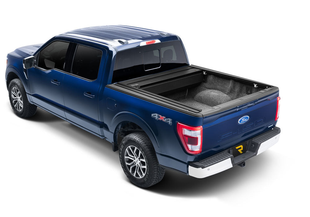 RetraxOne MX Retractable Tonneau Cover Matte One Piece Polycarbonate Finish 2021-2026 Ford F-150 5' 7 inch Bed (Includes Lightning) without Stake Pockets