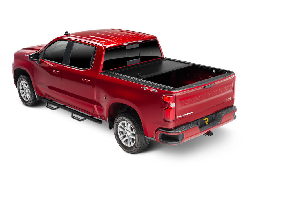 RetraxOne MX Retractable Tonneau Cover Matte One Piece Polycarbonate Finish 2019 (New Body Style)-2026 Silverado/Sierra 1500 6' 7 inch Bed without Stake Pockets Standard Rails