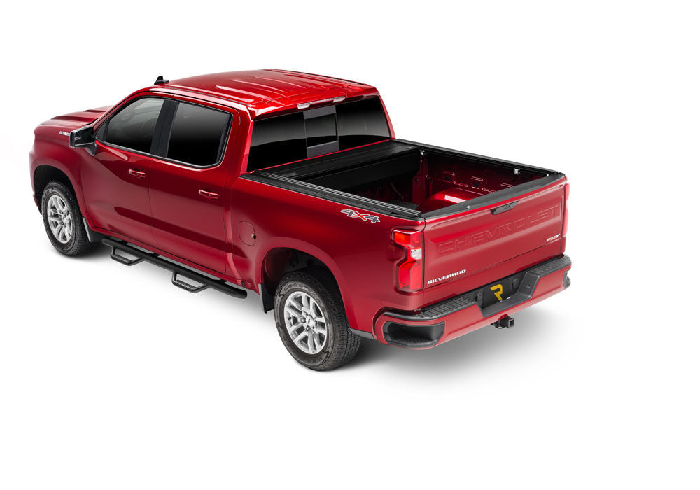 RetraxOne MX Retractable Tonneau Cover Matte One Piece Polycarbonate Finish 2019 (New Body Style)-2026 Silverado/Sierra 1500 6' 7 inch Bed without Stake Pockets Standard Rails