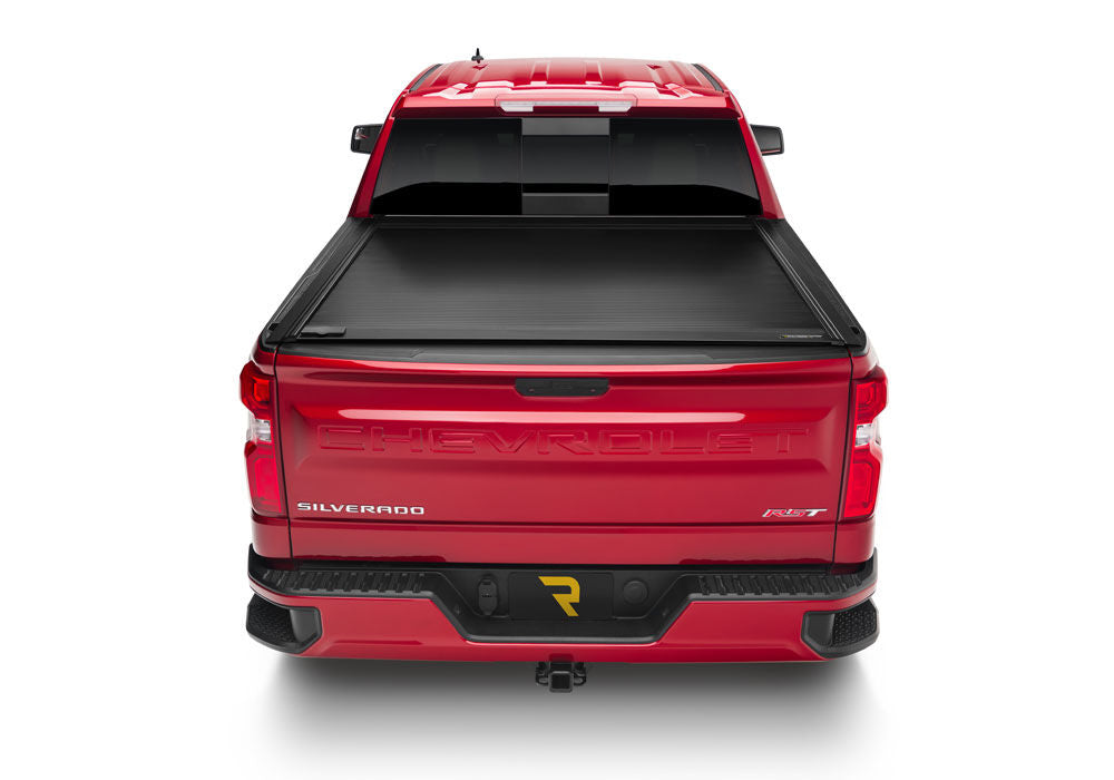RetraxOne MX Retractable Tonneau Cover Matte One Piece Polycarbonate Finish 2019 (New Body Style)-2026 Silverado/Sierra 1500 6' 7 inch Bed without Stake Pockets Standard Rails