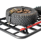 Defender Platform Roof Rack 57 Inch Wide x 60 Inch Long x 2 Inch Sides Smittybilt