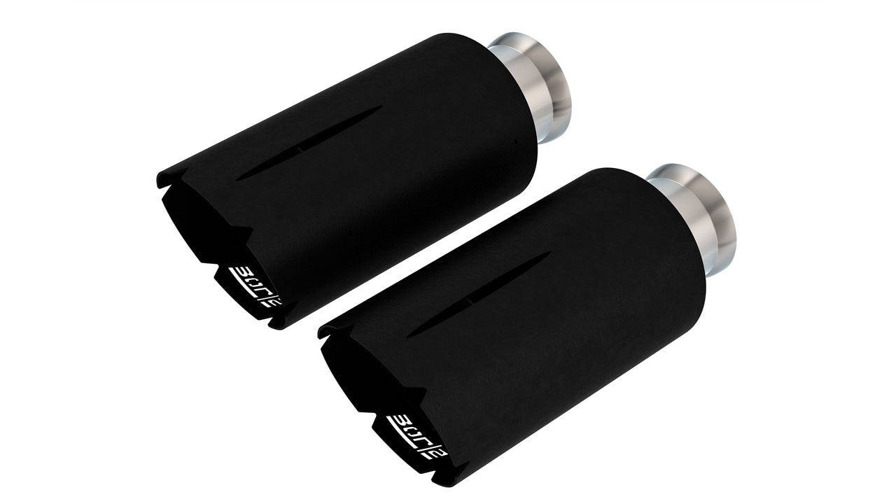 2021-2026 Ram 1500 RHO/TRX 6.2L V8/3.0L V6 Tip Kit - Ram TRX / RHO, Ceramic Black Tips