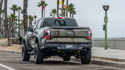 2024-2026 Ford Ranger Raptor 3.0L V6 Mid-Section Exhaust System with Muffler & Mid-Pipe, ATAK, Carbon Fiber Tips