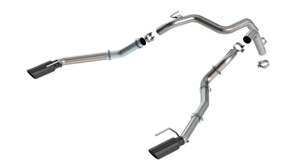 2024-2026 Ford Ranger Raptor 3.0L V6 Tail Pipes, Black Chrome Tips
