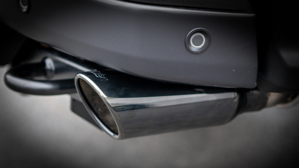 2024-2026 Ford Ranger Raptor 3.0L V6 Tail Pipes, Black Chrome Tips