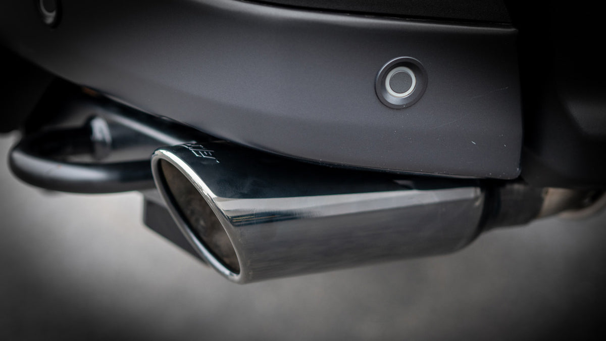 2024-2026 Ford Ranger Raptor 3.0L V6 Tail Pipes, Black Chrome Tips