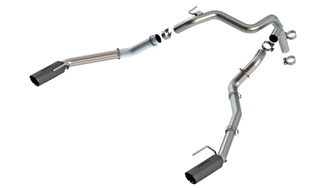 2024-2026 Ford Ranger Raptor 3.0L V6 Tail Pipes, Ceramic Black Tips