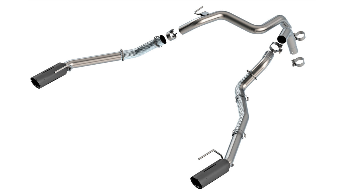 2024-2026 Ford Ranger Raptor 3.0L V6 Tail Pipes, Ceramic Black Tips