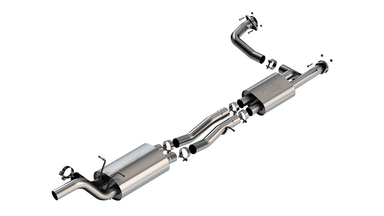 2025 Ram 1500 RHO 3.0L V6 Hurricane Mid-Section, ATAK, Black Chrome Tips