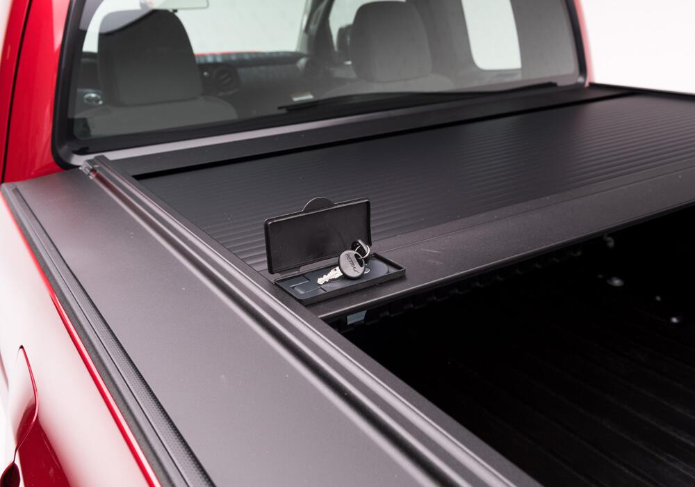 RetraxOne MX Retractable Tonneau Cover Matte One Piece Polycarbonate Finish 2007-2021 Toyota Tundra Regular/Double Cab 6' 6 inch Bed without Deck Rail System without Stake Pockets