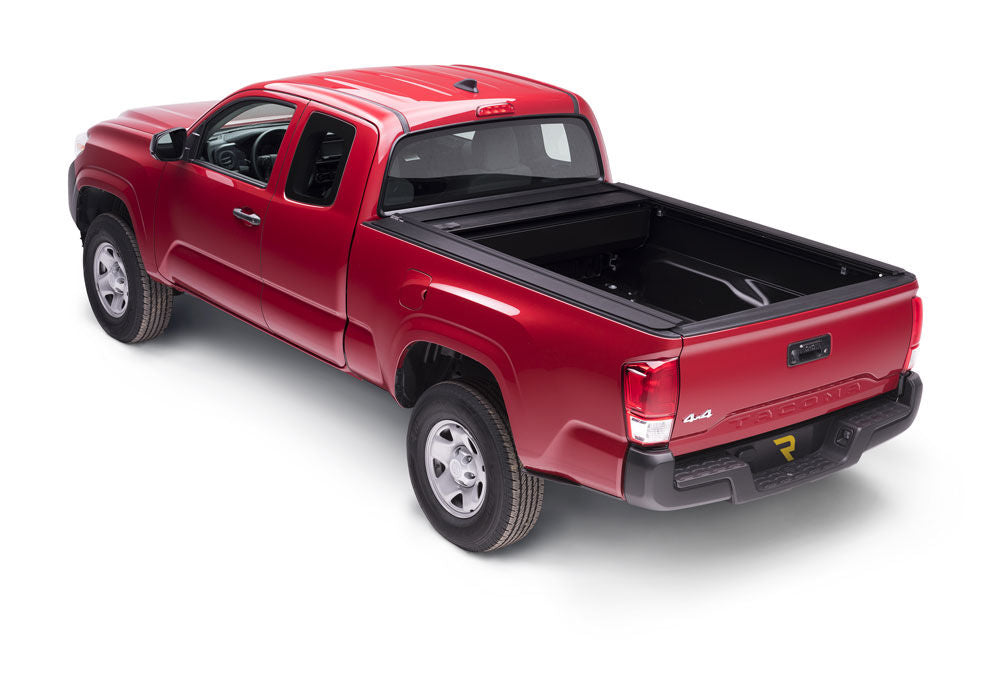 RetraxOne MX Retractable Tonneau Cover Matte One Piece Polycarbonate Finish 2007-2021 Toyota Tundra Regular/Double Cab 6' 6 inch Bed with Deck Rail System without Stake Pockets